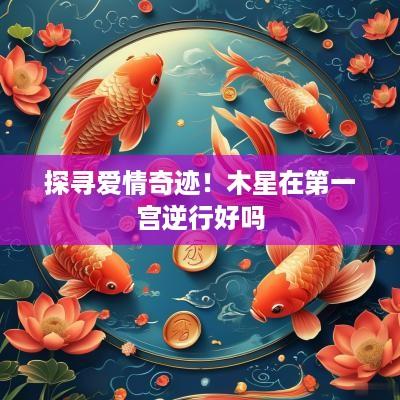 探寻爱情奇迹！木星在第一宫逆行好吗