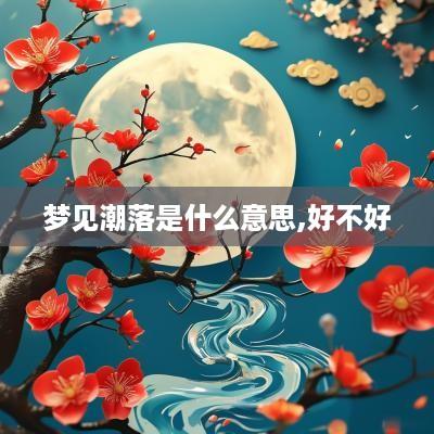 梦见潮落是什么意思,好不好