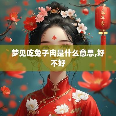梦见吃兔子肉是什么意思,好不好