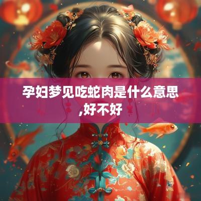 孕妇梦见吃蛇肉是什么意思,好不好