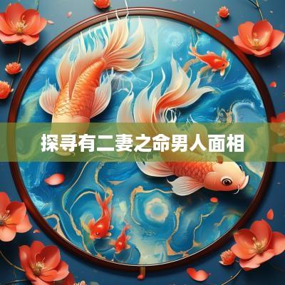 探寻有二妻之命男人面相