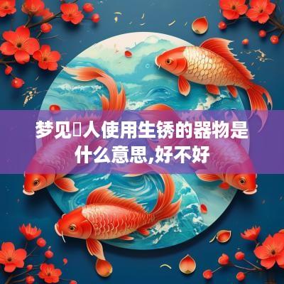 梦见別人使用生锈的器物是什么意思,好不好