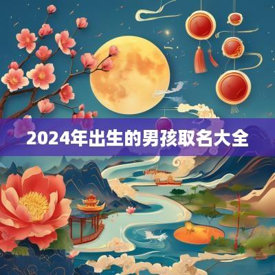 2025年出生的男孩取名大全