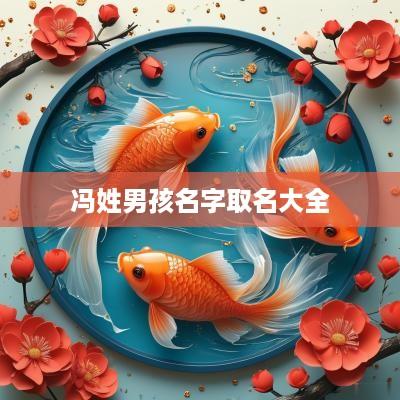 冯姓男孩名字取名大全