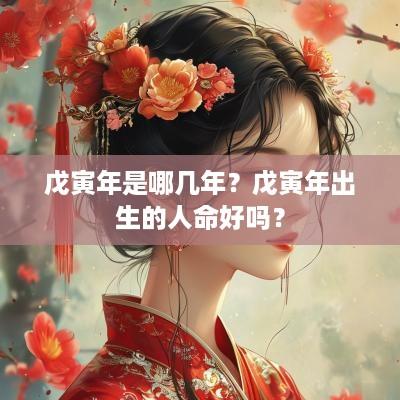 戊寅年是哪几年？戊寅年出生的人命好吗？