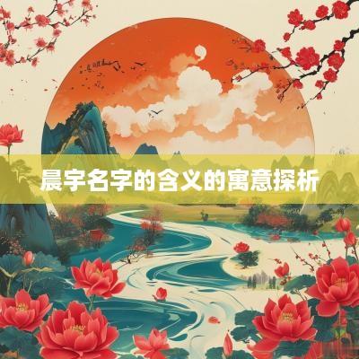 晨宇名字的含义的寓意探析