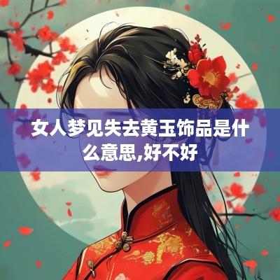 女人梦见失去黄玉饰品是什么意思,好不好
