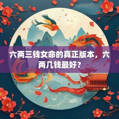 六两三钱女命的真正版本，六两几钱最好？