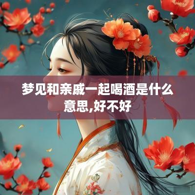 梦见和亲戚一起喝酒是什么意思,好不好