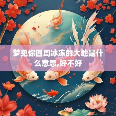 梦见你四周冰冻的大地是什么意思,好不好