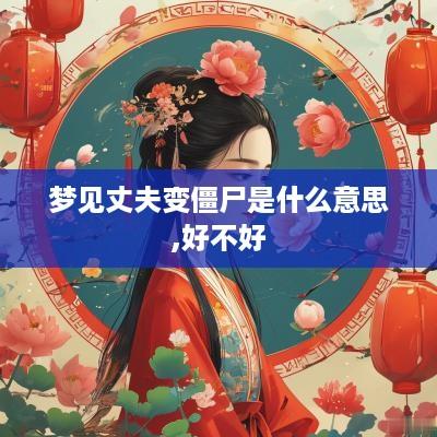 梦见丈夫变僵尸是什么意思,好不好