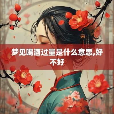 梦见喝酒过量是什么意思,好不好