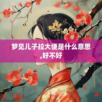 梦见儿子拉大便是什么意思,好不好