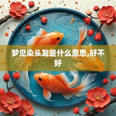 梦见染头发是什么意思,好不好