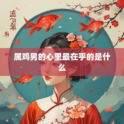 属鸡男的心里最在乎的是什么