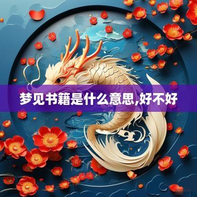 梦见书籍是什么意思,好不好