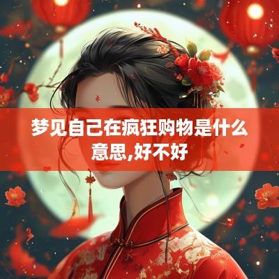梦见自己在疯狂购物是什么意思,好不好