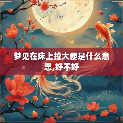 梦见在床上拉大便是什么意思,好不好