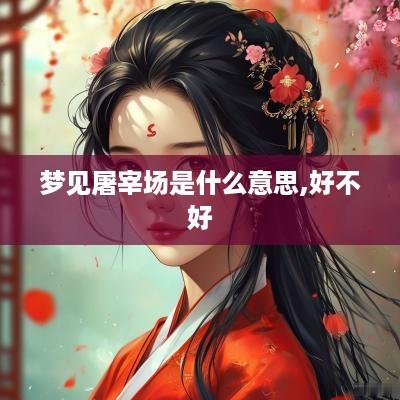梦见屠宰场是什么意思,好不好