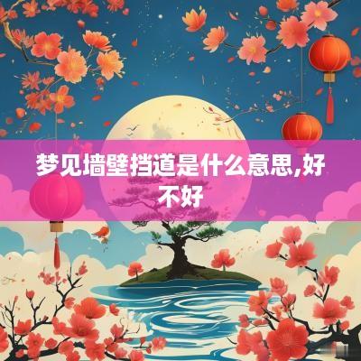 梦见墙壁挡道是什么意思,好不好