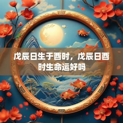 戊辰日生于酉时，戊辰日酉时生命运好吗