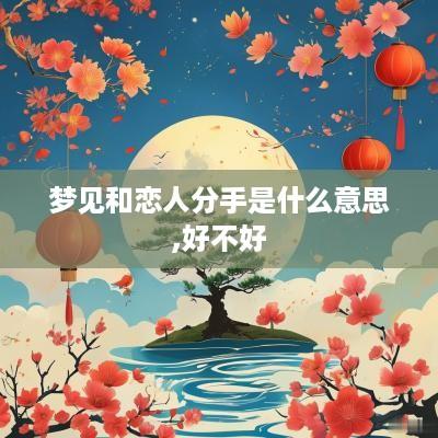 梦见和恋人分手是什么意思,好不好