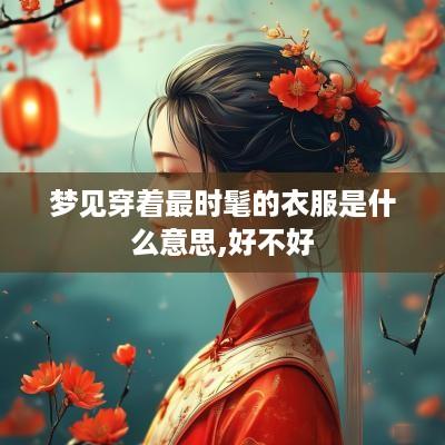 梦见穿着最时髦的衣服是什么意思,好不好