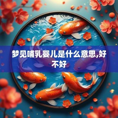 梦见哺乳婴儿是什么意思,好不好