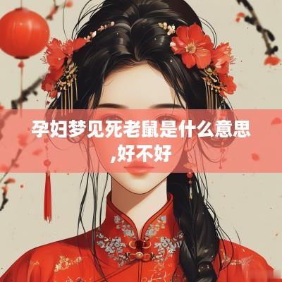 孕妇梦见死老鼠是什么意思,好不好