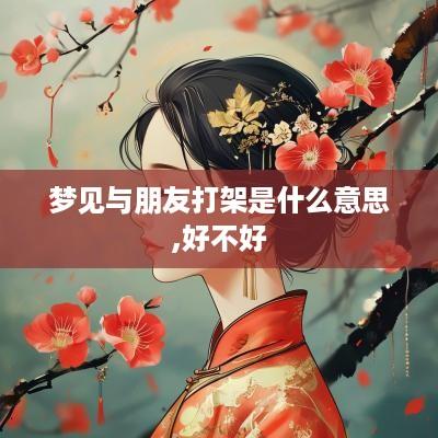 梦见与朋友打架是什么意思,好不好