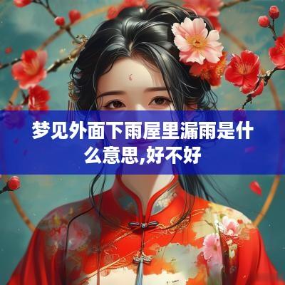 梦见外面下雨屋里漏雨是什么意思,好不好