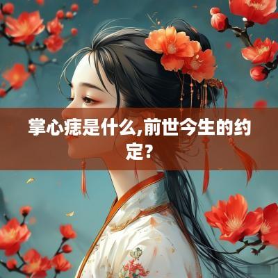 掌心痣是什么,前世今生的约定？