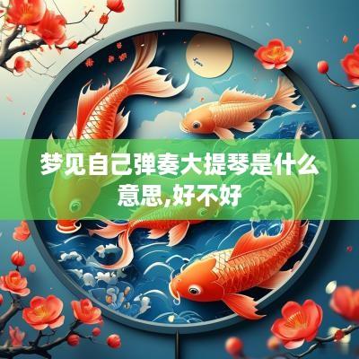 梦见自己弹奏大提琴是什么意思,好不好