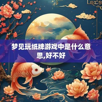 梦见玩纸牌游戏中是什么意思,好不好