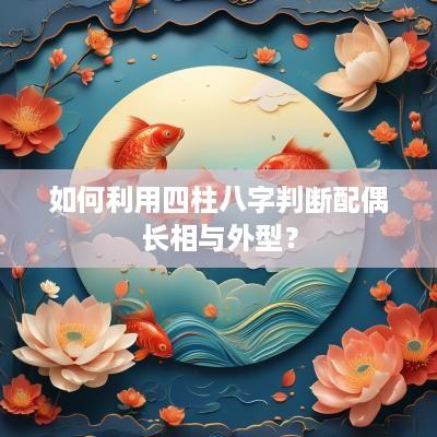 如何利用四柱八字判断配偶长相与外型？