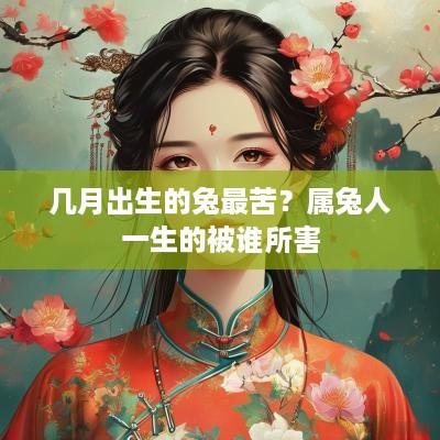 几月出生的兔最苦？属兔人一生的被谁所害