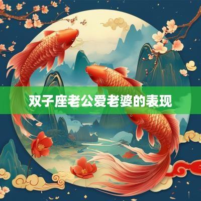 双子座老公爱老婆的表现