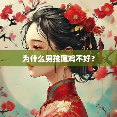 为什么男孩属鸡不好？