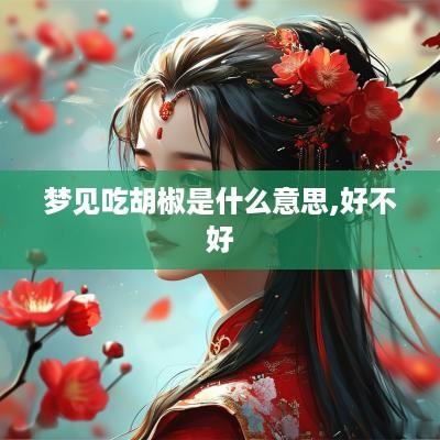 梦见吃胡椒是什么意思,好不好