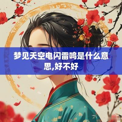 梦见天空电闪雷鸣是什么意思,好不好