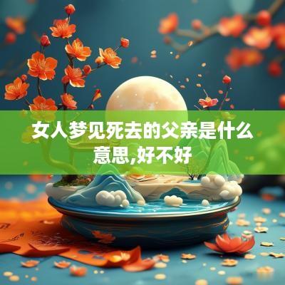 女人梦见死去的父亲是什么意思,好不好