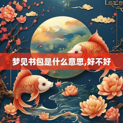 梦见书包是什么意思,好不好