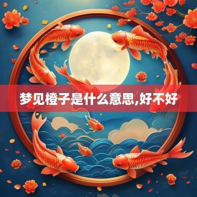 梦见橙子是什么意思,好不好