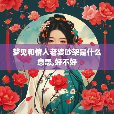 梦见和情人老婆吵架是什么意思,好不好