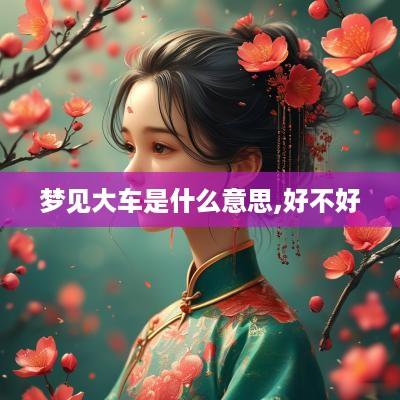 梦见大车是什么意思,好不好