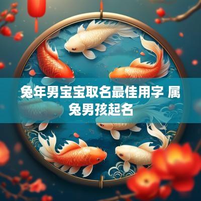 蛇年男宝宝取名最佳用字 属兔男孩起名