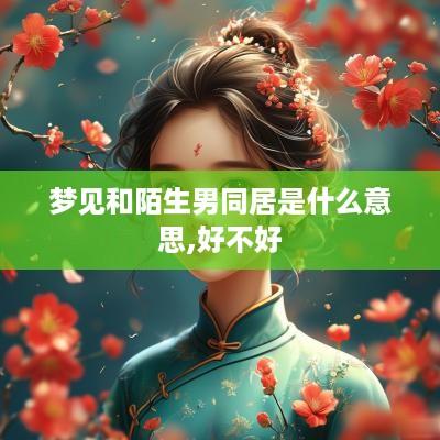 梦见和陌生男同居是什么意思,好不好