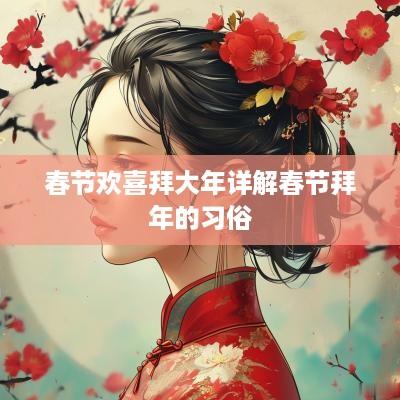 春节欢喜拜大年详解春节拜年的习俗