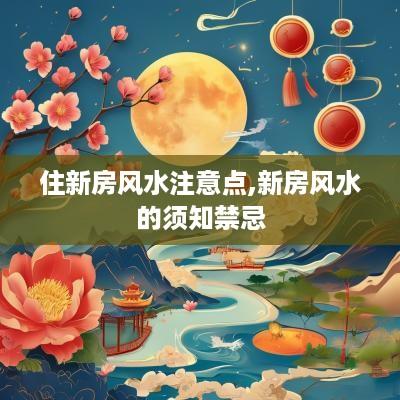 住新房风水注意点,新房风水的须知禁忌