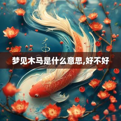 梦见木马是什么意思,好不好